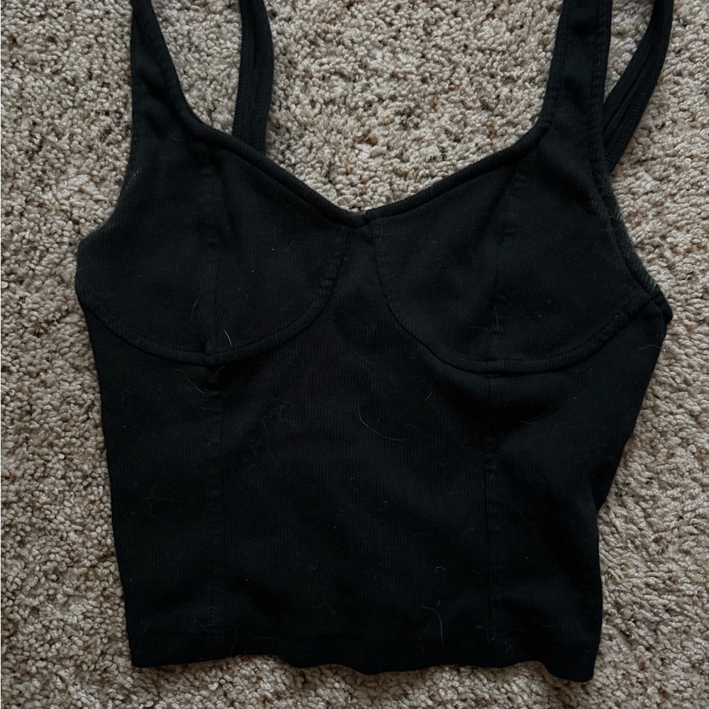 Aerie Black Tank Top
